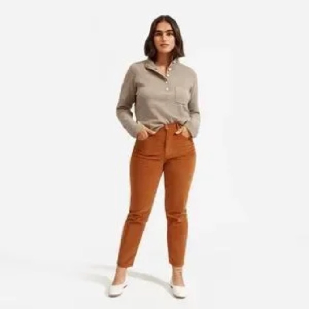Everlane ReCashmere Button Mockneck
